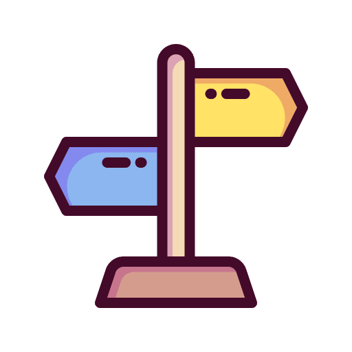 Guide point track map icon Guide point track map icon