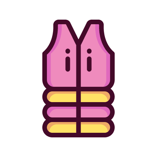 Life jacket security equipment protection icon Life jacket security equipment protection icon
