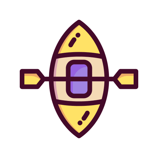 Canoe sport equipment paddle board summer icon Canoe sport equipment paddle board summer icon