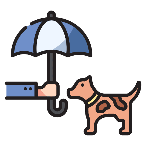 Pet insurance care dog protection icon Pet insurance care dog protection icon