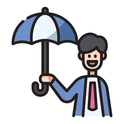 Umbrella service protection parasol icon Umbrella service protection parasol icon