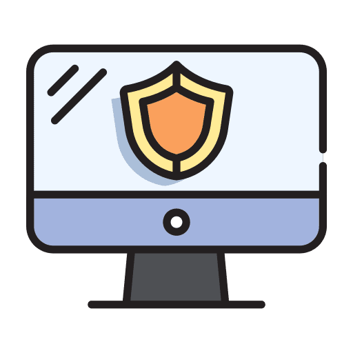 Antivirus security service insurance icon Antivirus security service insurance icon