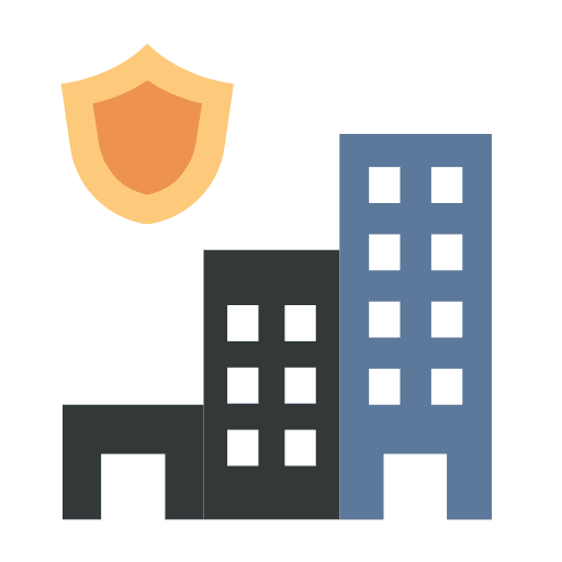 Building protection insurance security icon Building protection insurance security icon
