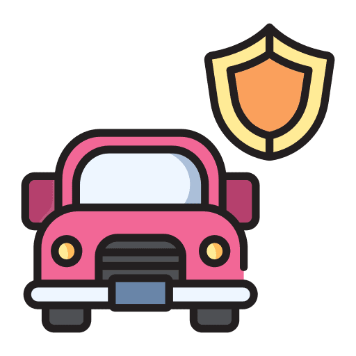 Car insurance security transportation accident icon Car insurance security transportation accident icon