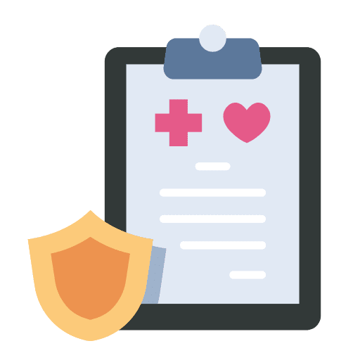 Health report care protection healthcare and medical icon