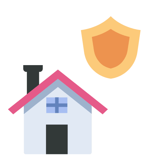 Home insurance furniture and household protection insurance icon Home insurance furniture and household protection insurance icon