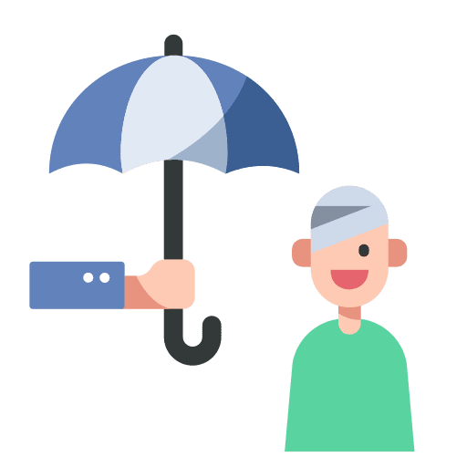 Life insurance care safety safe icon Life insurance care safety safe icon