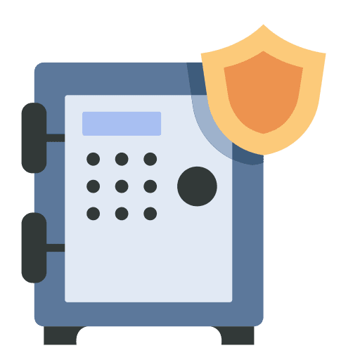 Money deposit deposit security business and finance icon Money deposit deposit security business and finance icon