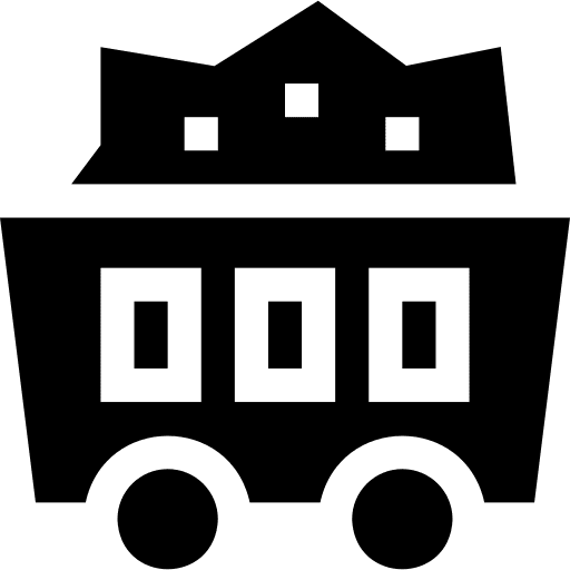 Mining mining industry trolley icon Mining mining industry trolley icon