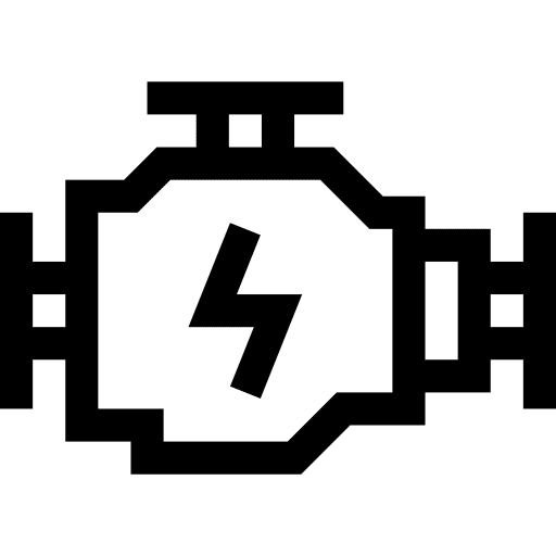 Car engine transportation turbo electronics icon