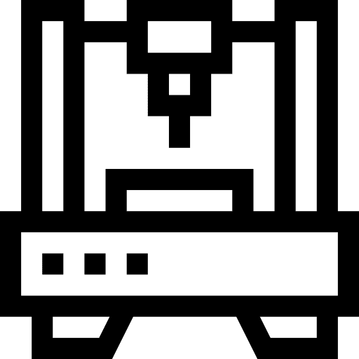 Laser industry engineering cut icon