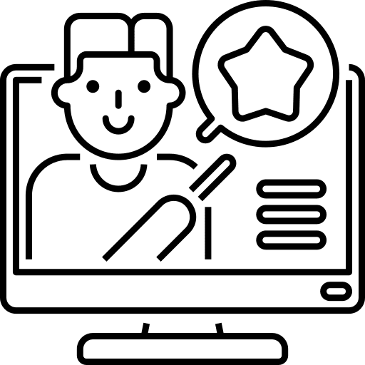 Online class online learning seminar user icon