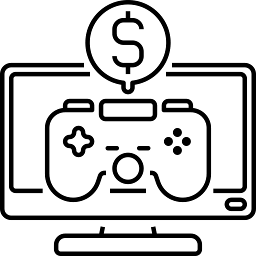 Sales winter label video game icon