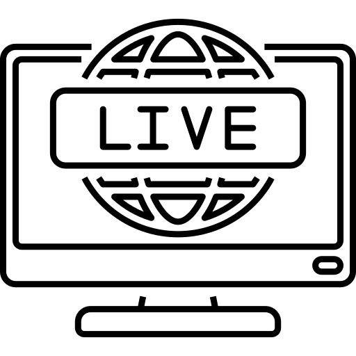 Live news live news electronics live broadcast icon Live news live news electronics live broadcast icon
