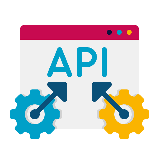 Api web development web programming api icon