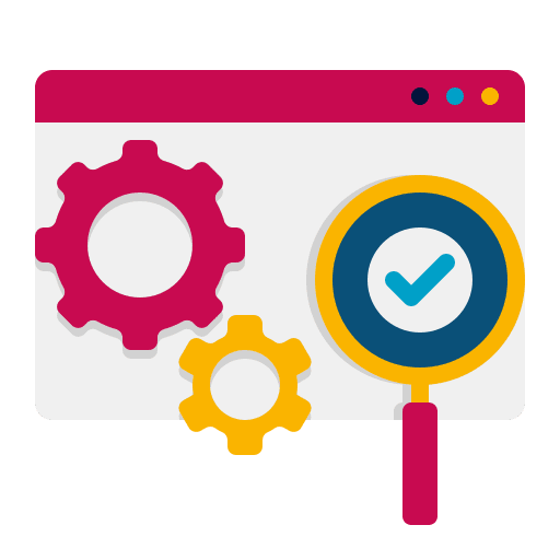 Qt system website testing icon