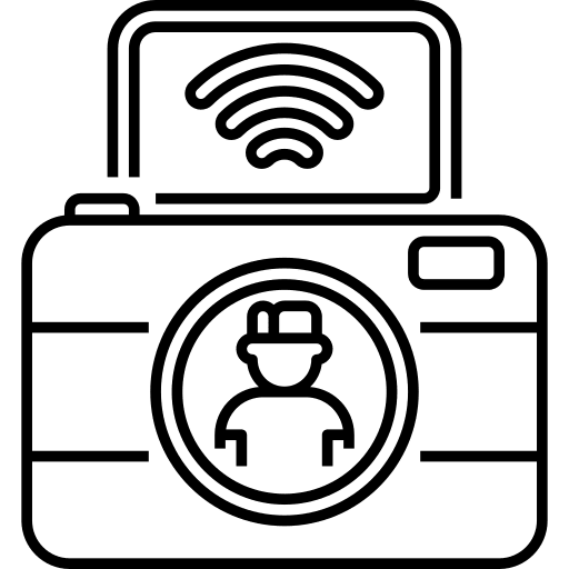 Vlog video camera photo camera influencer icon Vlog video camera photo camera influencer icon