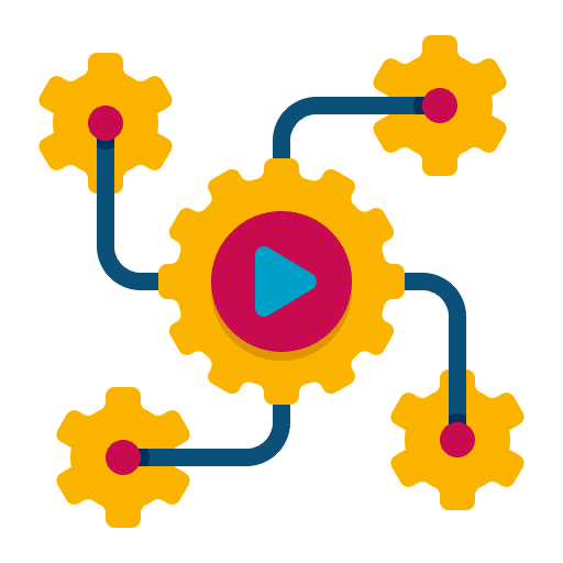 Automation web programming automation web development icon