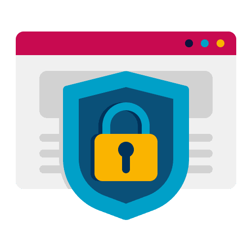 Security padlock safe browser icon