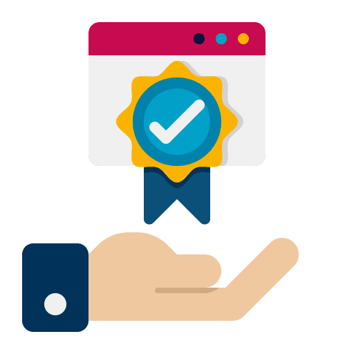 Standard website standard check icon