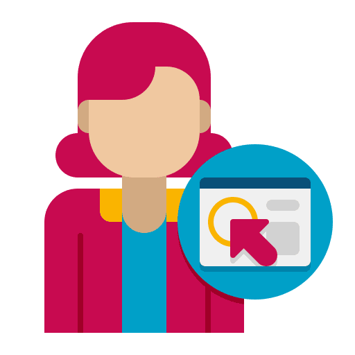 Ux design professions and jobs user interface web development icon