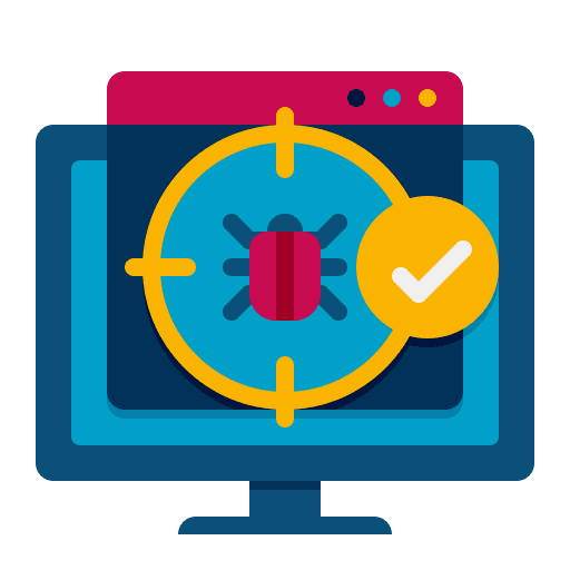Bug virus computer fixes icon