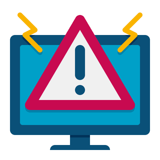 Error web problem danger icon