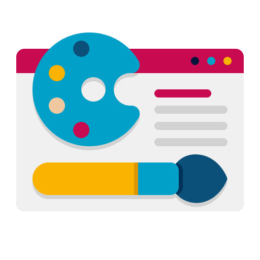 Theme website design theme ui icon