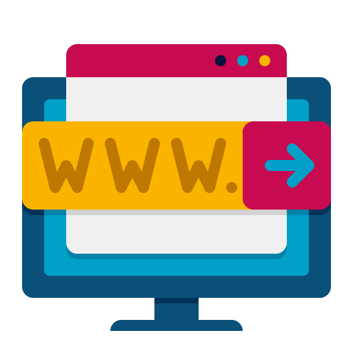 Domain website internet world wide web icon