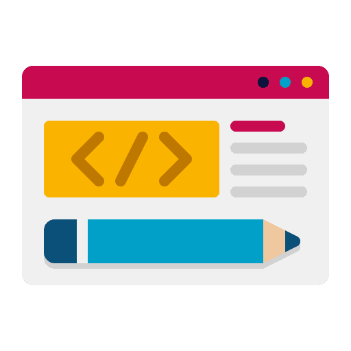 Front end browser front end ui icon