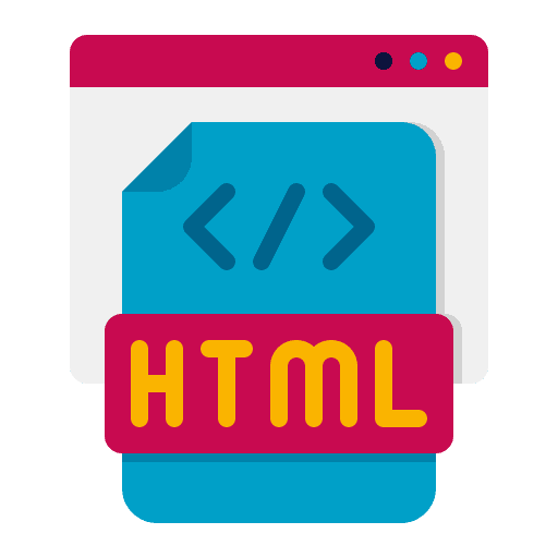 Html web programming web coding seo and web icon