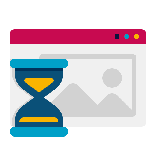 Hourglass loading hourglass time icon