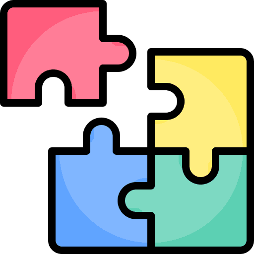 Puzzle puzzles youtube kids commerce and shopping icon