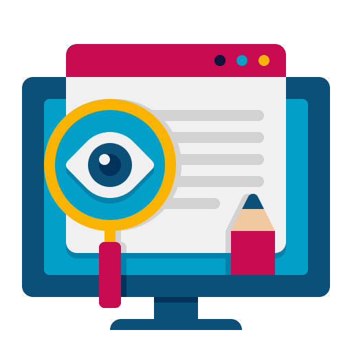 Seo seo and web copyright seo icon