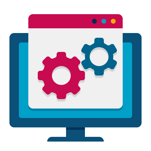 Web development ui web page web programming icon