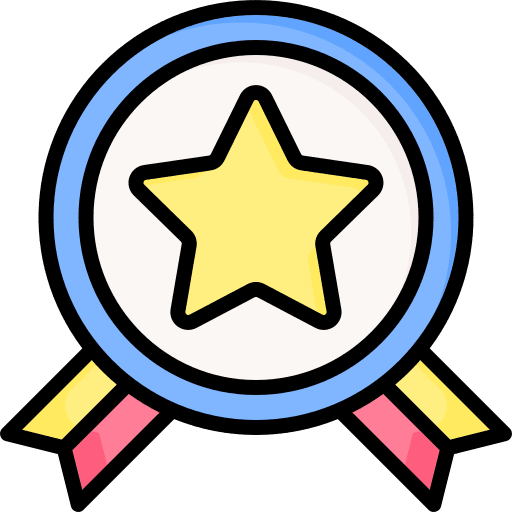 Award ribbon winner prize icon