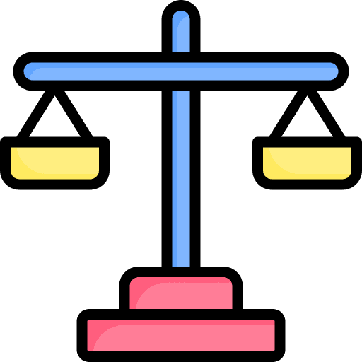 Balance ph balance justice weight icon