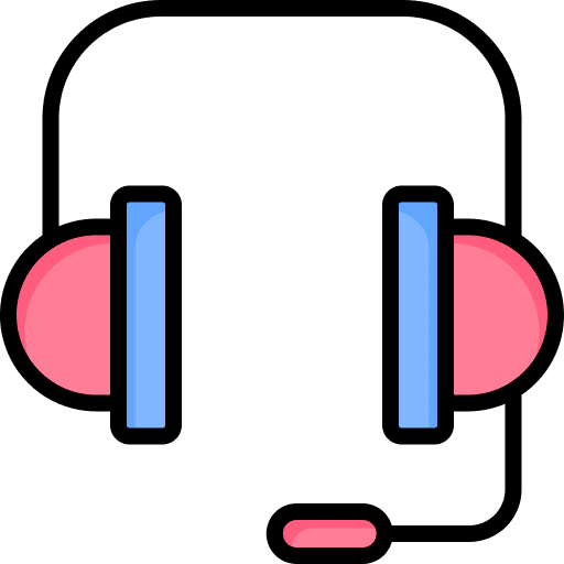 Headphone telemarketer customer service headphone icon Headphone telemarketer customer service headphone icon