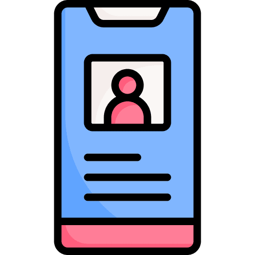 Social media social network profile user icon