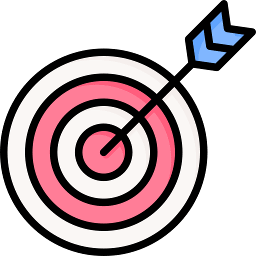 Target arrow target seo and web icon