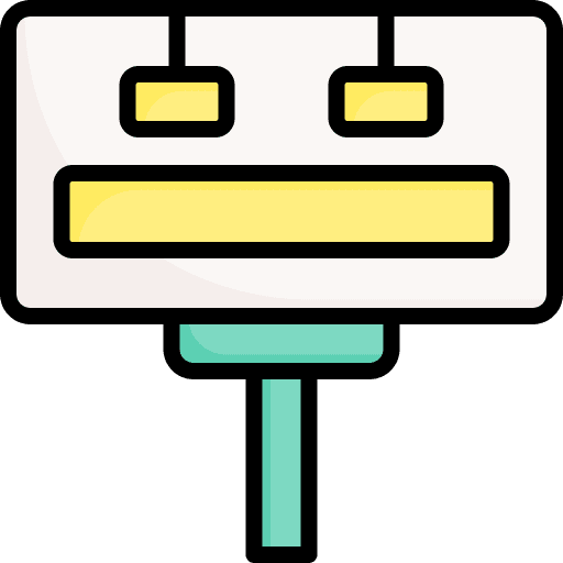 Billboard advertising commercial billboard icon Billboard advertising commercial billboard icon