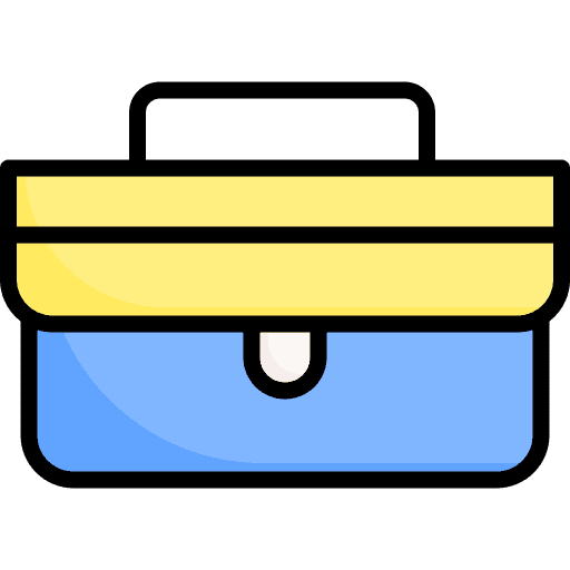 Briefcase job business pack portfolio icon Briefcase job business pack portfolio icon