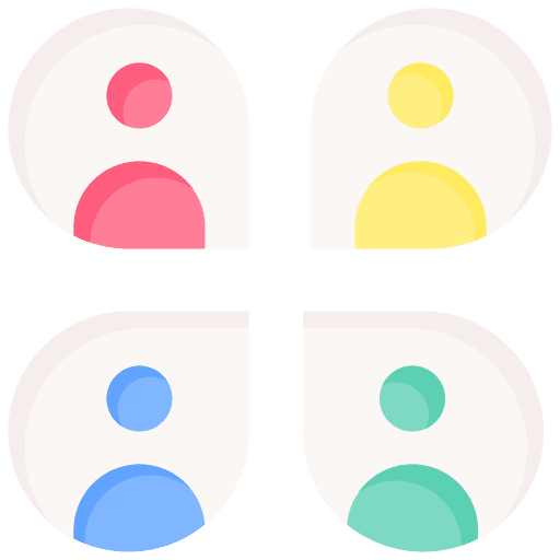 Connection link sport team networking icon