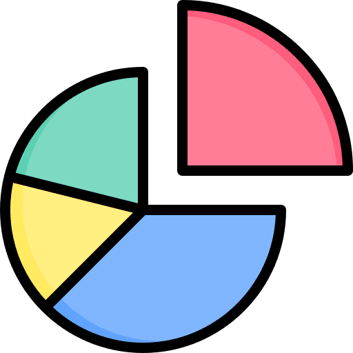 Pie chart chart graphic finances icon Pie chart chart graphic finances icon