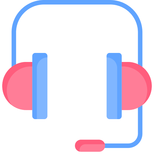 Headphone customer service telemarketer headphones icon Headphone customer service telemarketer headphones icon