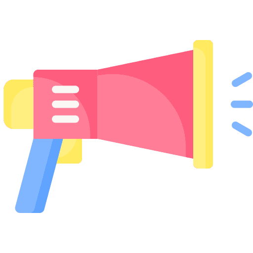 Megaphone communication announcement shout icon Megaphone communication announcement shout icon