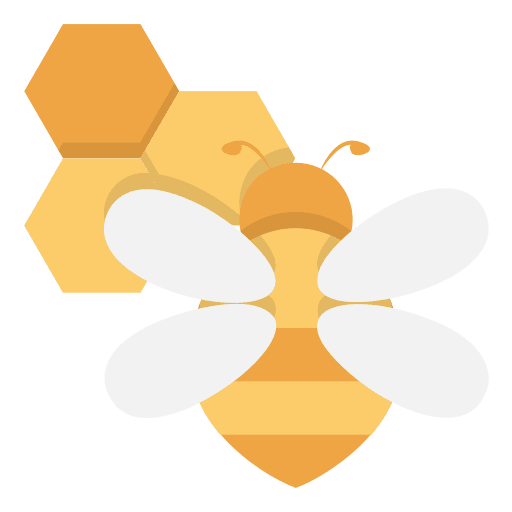 Bee animals bee honey icon