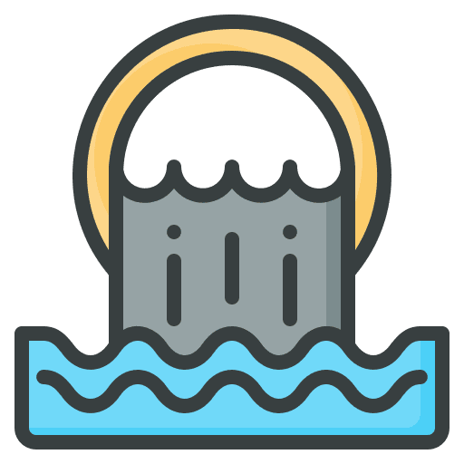 Sewer ecology and environment factory sewer icon