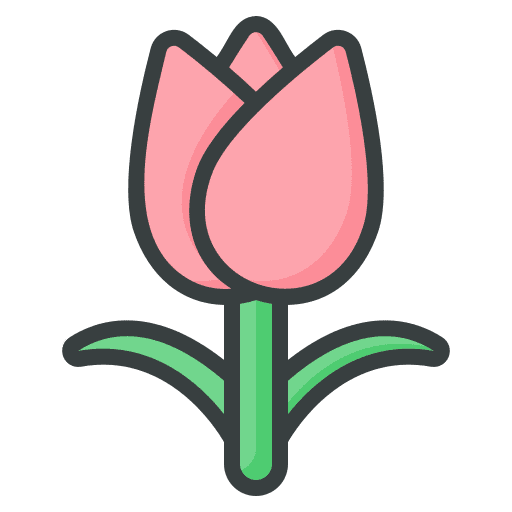Tulip blossom tulip floral icon
