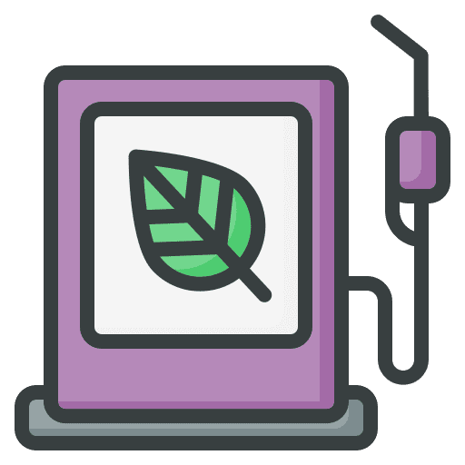 Biofuel ecology and environment green energy eco fuel icon Biofuel ecology and environment green energy eco fuel icon